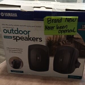 Yamaha All-Weather Black Speakers